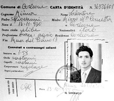 cata di identit del 1955 di Tot Riina