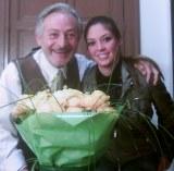 Leo Gullotta con una delle intervistatrici