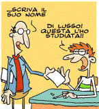 Vignetta sugli esami di maturità