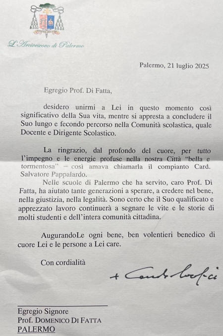 lettera Don Corrado