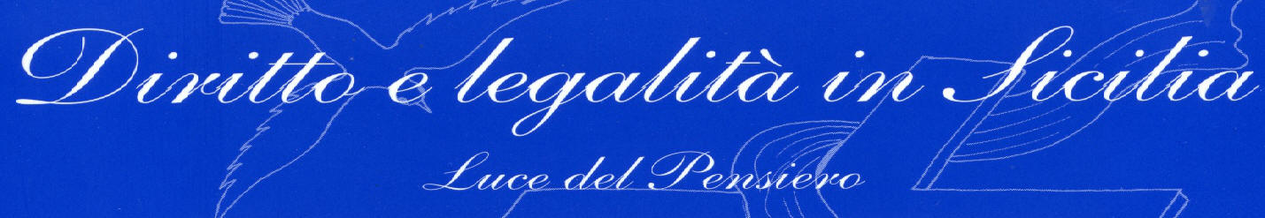Volume Diritto e Legalità in Sicilia