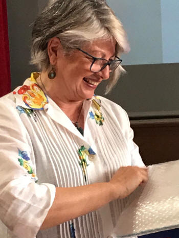 La dirigente Pia Blandano