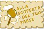 Logo del concorso "Alla scoperta del tuo paese"