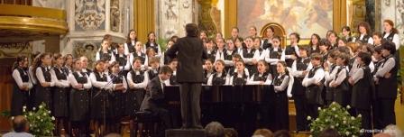 Il coro delle voci bianche del Conservatorio Bellini di Palermo