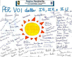 Firme dei ragazzi che hanno donato 2 euro al mese