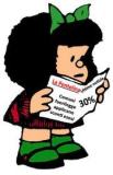 Mafalda legge il giornale