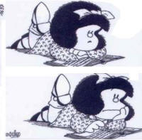 Mafalda legge il giornale