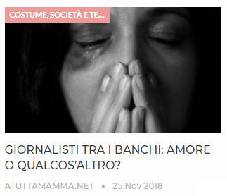 a tutta mamma - giornalisti tra i banchi