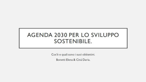 agenda 2030