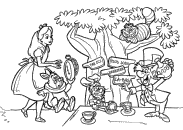 Scarica e colora il disegno di alice