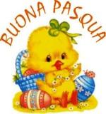 Buona Pasqua augurata dal un pulcino